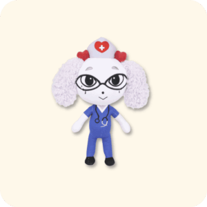 Fluffy Nurse Animal Hospital Plush